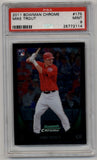 Mike Trout 2011 Bowman Chrome #175 PSA 9 Mint