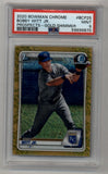 Bobby Witt Jr 2020 Bowman Chrome Prospects Gold Shimmer 18/50 PSA 9 Mint