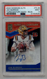 Joe Burrow 2020 Donruss Elite Turn of the Century Auto 10/10 PSA 9 Mint