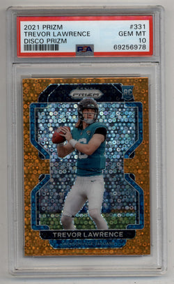 Trevor Lawrence 2021 Prizm Disco #331 PSA 10 Gem Mint 6978