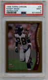 Randy Moss 1998 Topps Chrome Refractor #35 PSA 9 Mint