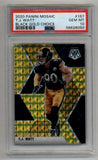 T.J. Watt 2020 Mosaic Black Gold Choice 3/8 #167 PSA 10 Gem Mint