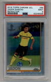 Jadon Sancho 2018 Topps Chrome UCL #86 Refractor PSA 9 Mint