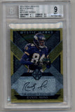 Randy Moss 2019 Majestic Gold Mystic Marks Auto 1/2 BGS 9 Mint