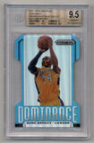 Kobe Bryant 2013-14 Prizm Dominance Prizms Light Blue Die Cut 074/199 BGS 9.5 Gem Mint