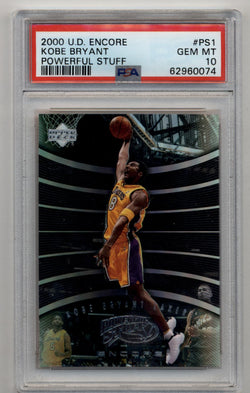 Kobe Bryant 2000-01 U.D. Encore Powerful Suff #PS1 PSA 10 Gem Mint