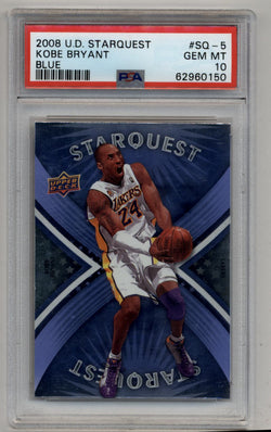 Kobe Bryant 2008-09 U.D. Starquest Blue #SQ-5 PSA 10 Gem Mint