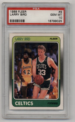 Larry Bird 1988-89 Fleer #9 PSA 10 Gem Mint