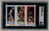 Bird/Erving/Johnson 1980-81 Topps #6 SGC 6