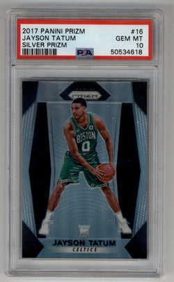 Jayson Tatum 2017-18 Prizm Silver #16 PSA 10 Gem Mint 4618