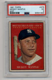 Mickey Mantle 1961 Topps #475 MVP PSA 3 Very Good