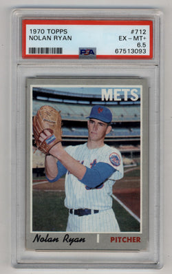 Nolan Ryan 1970 Topps #712 PSA 6.5 Excellent-Mint+ 3093