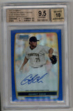 Gerrit Cole 2012 Bowman Chrome Prospect Blue Refractor Auto 098/150 BGS 9.5 Gem Mint