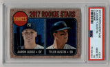 Aaron Judge/Tyler Austin 2017 Topps Heritage Chrome #214 PSA 10 Gem Mint