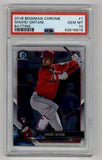 Shohei Ohtani 2018 Bowman Chrome #1 PSA 10 Gem Mint 6618