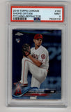 Shohei Ohtani 2018 Topps Chrome Refractor #150 PSA 9 Mint