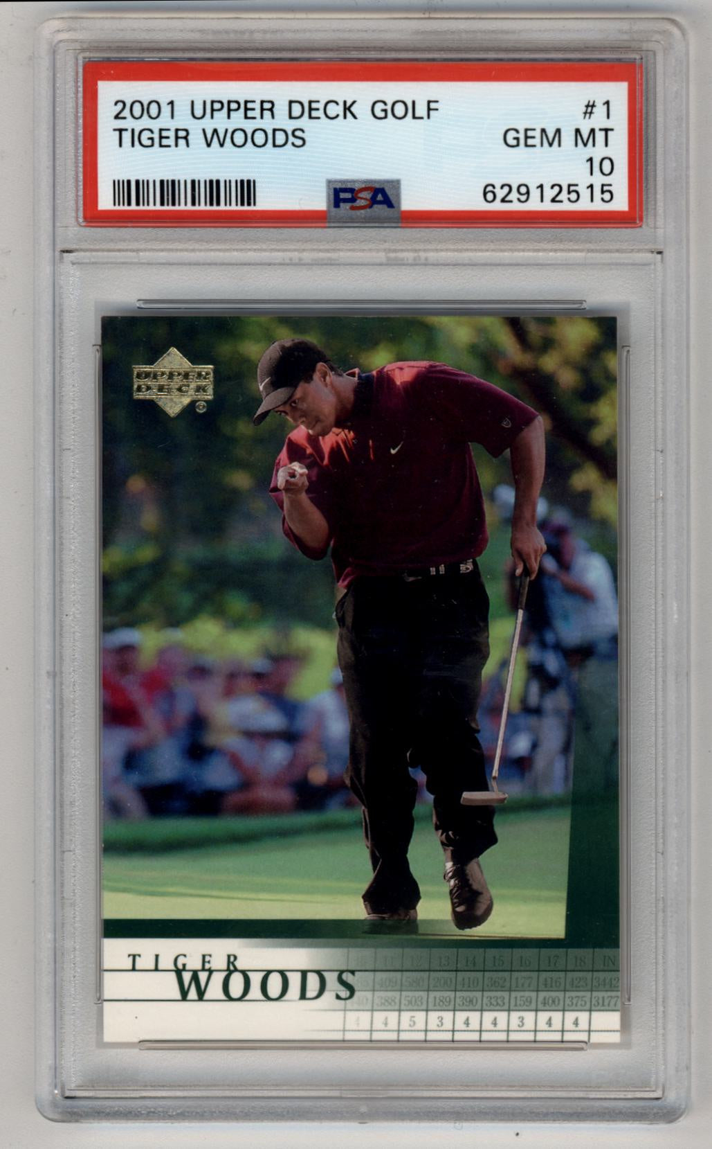 Tiger Woods 2001 Upper Deck #1 PSA 10 Gem Mint 2515