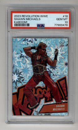 Shawn Michaels 2023 Revolution WWE Kaboom! PSA 10 Gem Mint