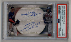 Juan Soto/Ronald Acuna Jr 2021 Topps Definitive Dual Auto 10/35 PSA 10 Gem Mint