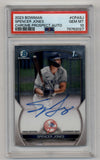 Spencer Jones 2023 Bowman Chrome Prospect Auto PSA 10 Gem Mint 2027