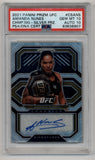 Amanda Nunes 2021 Prizm UFC Champions Auto Silver PSA 10 Gem Mint Auto 10