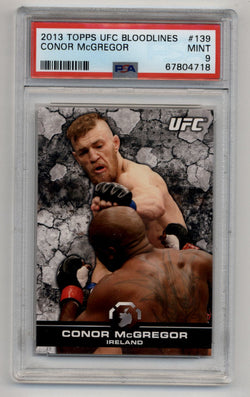 Conor McGregor 2013 Topps UFC Bloodlines #139 PSA 9 Mint