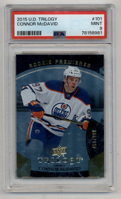 Connor McDavid 2015-16 Trilogy #101 PSA 9 Mint 8981