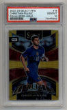 Christian Pulisic 2022-23 Select FIFA Equalizers Gold 09/10 PSA 10 Gem Mint