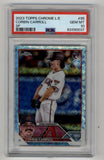 Corbin Carroll 2023 Topps Chrome #95 Logofractor Edition PSA 10 Gem Mint 0037