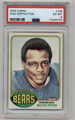 Walter Payton 1976 Topps #148 PSA 6 Excellent-Mint 6743