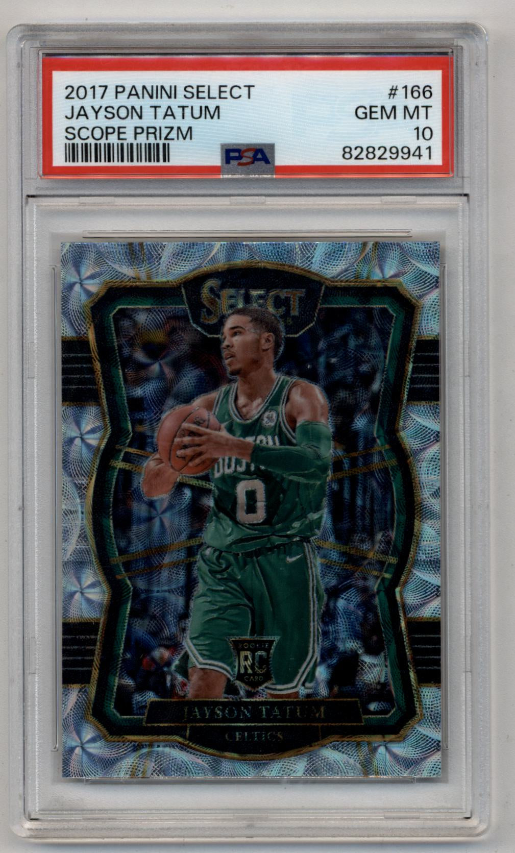 Jayson Tatum 2017-18 Select Scope #166 PSA 10 Gem Mint