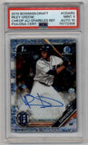 Riley Greene 2019 Bowman Chrome Draft Sparkles Refractor Auto 28/71 PSA 9 Mint