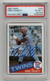 Kirby Puckett 1985 Topps #536 PSA 6 Excellent-Mint Auto 8