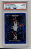 Anthony Edwards 2020-21 Prizm Fast Break Prizm Blue 032/175 PSA 10 Gem Mint