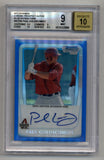 Paul Goldschimdt 2011 Bowman Chrome Prospects Auto Blue Refractor 040/150 BGS 9 Mint Auto 10