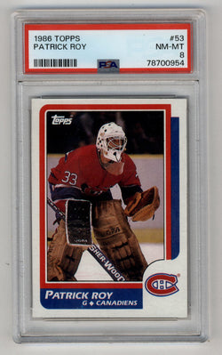 Patrick Roy 1986-87 Topps #53 PSA 8 Near Mint-Mint 0954