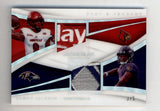 Lamar Jackson 2018 Immaculate Collection Past and Present Relic 3/5