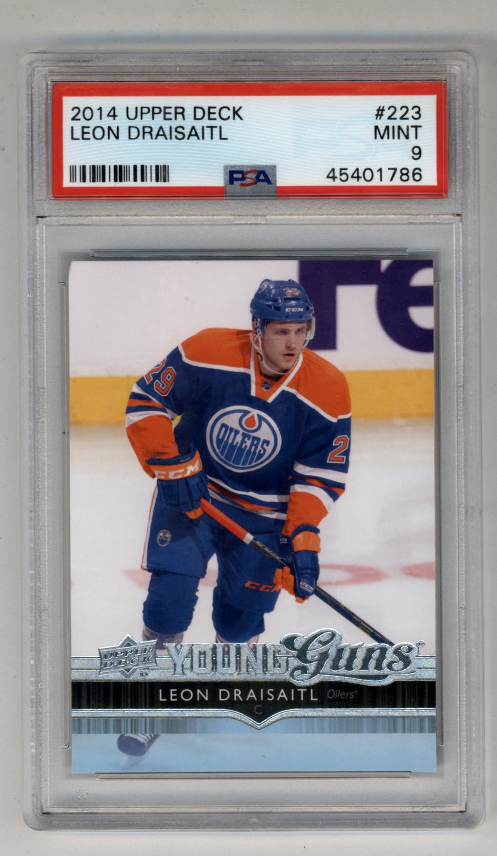 Leon Draisaitl 2014 Upper Deck Young Gun #223 PSA 9 Mint