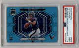 C.J Stroud 2023 Mosaic NFL Debut Blue Fluorescent 02/15 PSA 9 Mint