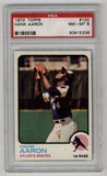 Hank Aaron 1973 Topps #100 PSA 8 Near Mint-Mint 5206