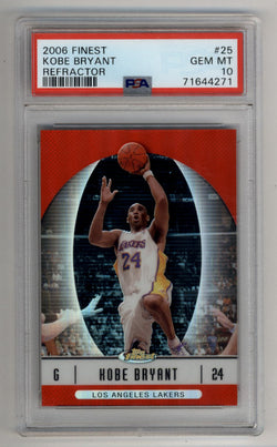 Kobe Bryant 2006-07 Finest Refractor #25 PSA 10 Gem Mint 4271