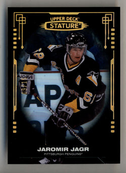 Jaromir Jagr 2021-22 Upper Deck Stature Black #52 09/15