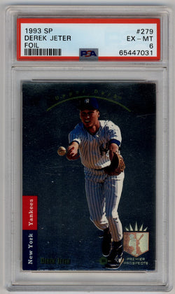 Derek Jeter 1993 SP Foil #279 PSA 6 Excellent Mint 7031