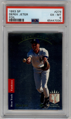 Derek Jeter 1993 SP Foil #279 PSA 6 Excellent Mint 7030