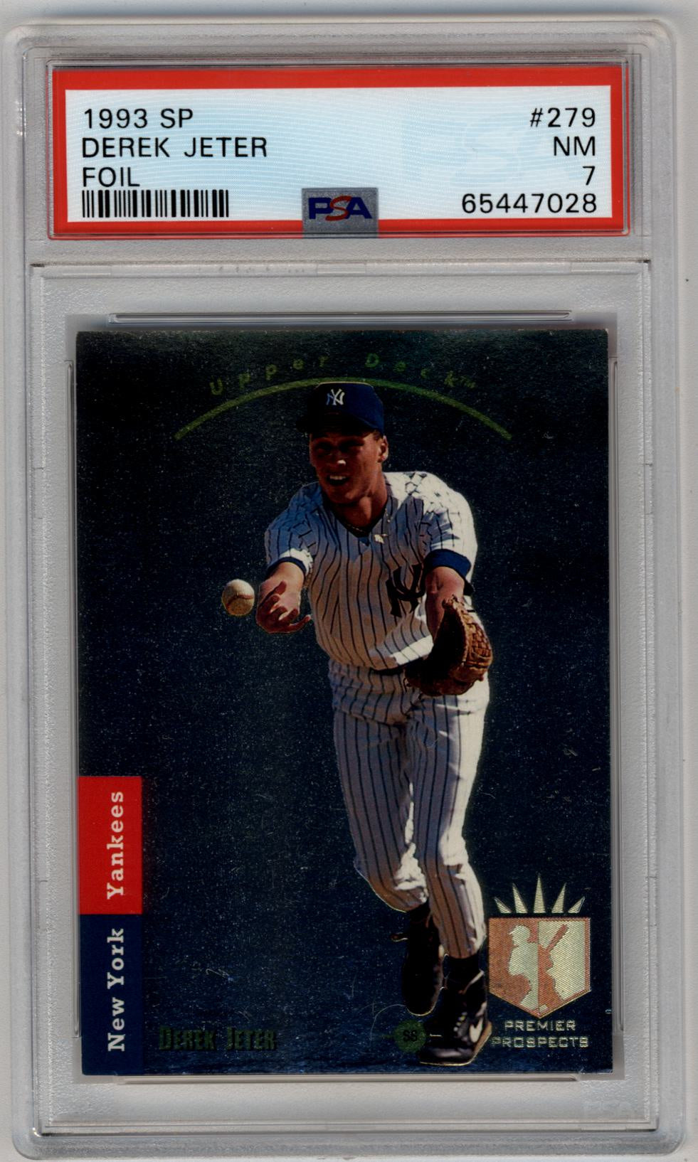 Derek Jeter 1993 SP Foil #279 PSA 7 Near Mint 7028
