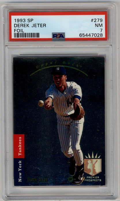 Derek Jeter 1993 SP Foil #279 PSA 7 Near Mint 7028