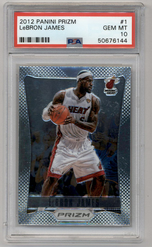 LeBron James 2012-13 Prizm #1 PSA 10 Gem Mint
