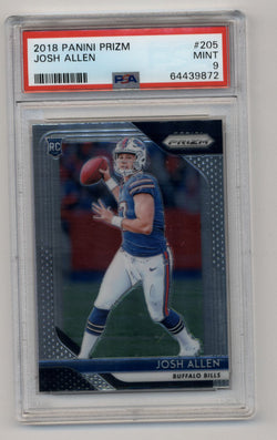 Josh Allen 2018 Panini Prizm #205 Rookie PSA 9 Mint