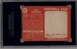 Jim Brown 1958 Topps #62 Rookie SGC 5 Excellent