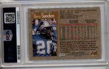 Barry Sanders 1996 Topps Chrome Refractors #16 PSA 9 Mint